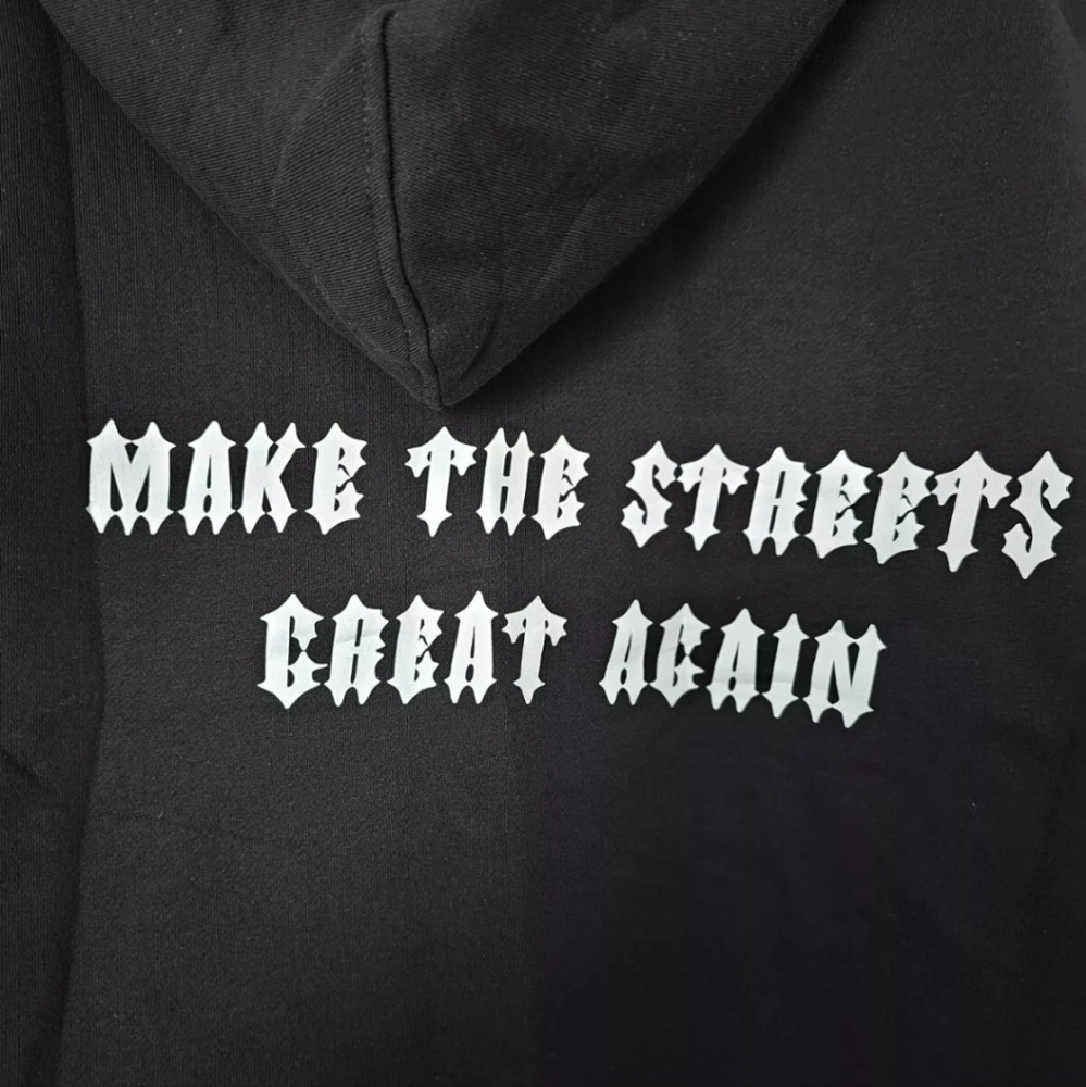 Street Starz Black Pullover Hoodie - Size Large, #04